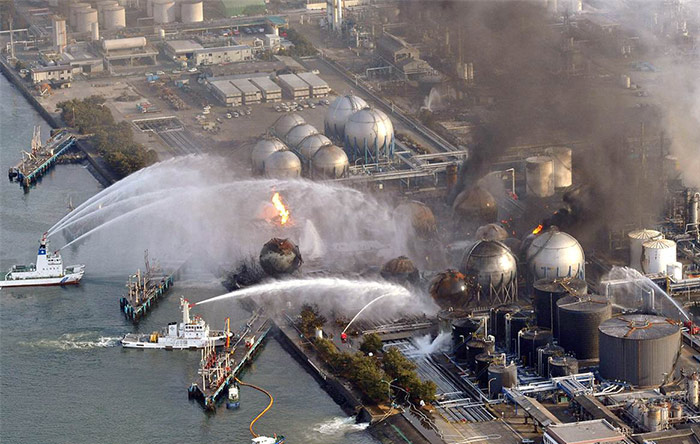 نیروگاه هسته‌ای فوکوشیما در زلزله‌ی ۹ ریشتری سال ۲۰۱۱ آسیب جدی دید.