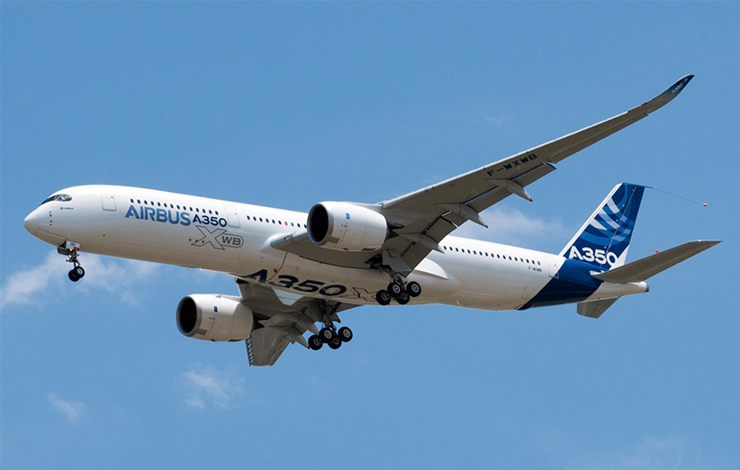 A350 XWB هواپیمای بسیار جدید و پیشرفته ایست که عموما برای پروازهای خارجی به کار گرفته می شود.