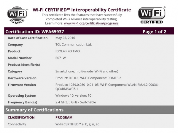 The-Alcatel-Idol-4-Pro-is-Wi-Fi-certified